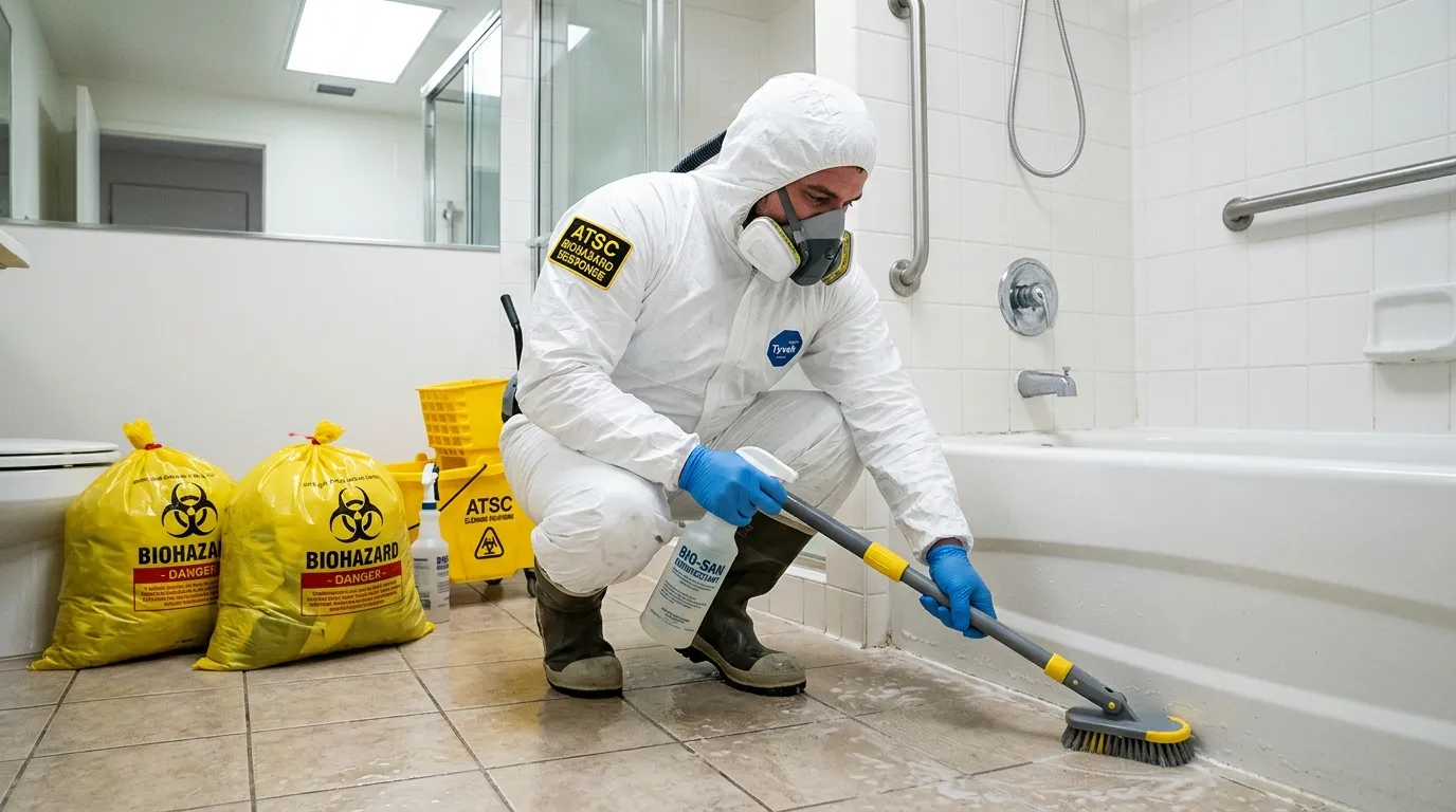 Decontamination equipment deployed for Blood Cleanup in Kalamazoo